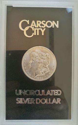 Usa 1883 Cc Carson City Gsa Silver Morgan Dollar $1 Coin,  & Box Unc