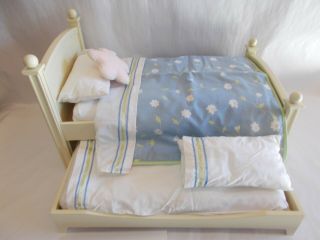 American Girl Doll Flower Trundle Bed Floral Bedding Set S311 Ea