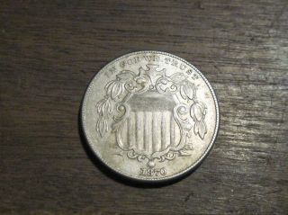 1870 Shield Nickel Unc Ddo Error