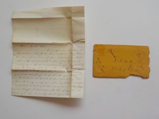 Civil War Letter 1865 Captain In The Army Big Valley Wisconsin Cover Military Nr