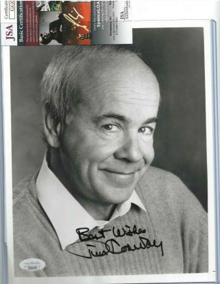 Tim Conway Hollywood Tv Actor Comedian Autographed 8x10 Photo Jsa