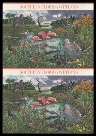 Ux478 - 87 Southern Florida Wetland Postal Card Set Of 10