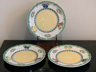 Villeroy And Boch French Garden Fleurence Bread And Butter Plate Set Of 3