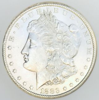 1883 Cc Morgan Dollar Flawless Gem Bu,  Caked On Luster Wow Nr 18276