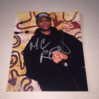 Mc Ren Autographed Signed 8x10 Photo Rapper Nwa N.  W.  A.  Rnr Hall Of Fame Dre Eazy