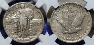 1921 P Standing Liberty Quarter 25c Ngc Fine Details Cleaned - Key Date