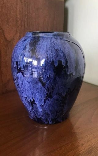 Brush Mccoy Vase - Blue Onyx
