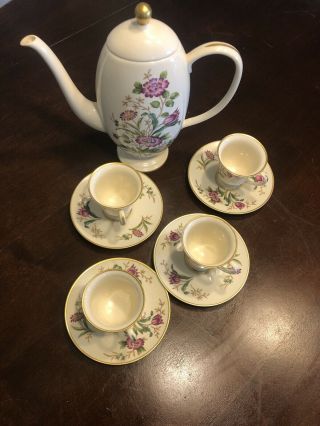 Franciscan China Coffee/ Tea Cup Set Of 4 Usa California Vintage