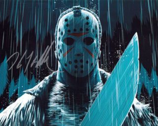 Kane Hodder Autographed 8x10 Photograph Actor Friday The 13th Jason Voorhies