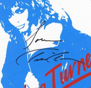 Tina Turner autographed gig poster Better Be Good To Me,  Private Dancer 3