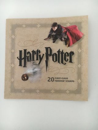 Harry Potter 2013 Forever Us Postage Stamps Booklet 20 Hermione Ron Dobby