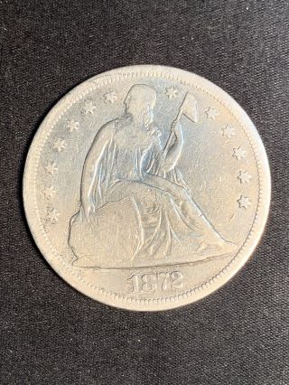 1872 Seated Liberty One Dollar