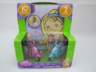 2005 New/sealed Polly Pockets Scooter - Riffic Playset