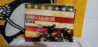 Theo Rossi And Tommy Flanagan Autographed Sons Of Anarchy 8x10 Photo.  Rare