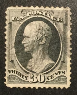 Tdstamps: Us Stamps Scott 154 30c Hamilton Cv$300.  00