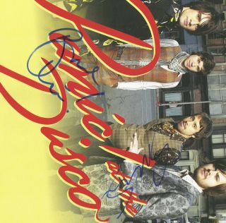 Panic At The Disco autographed gig poster Spencer Smith,  Brendon Urie 2