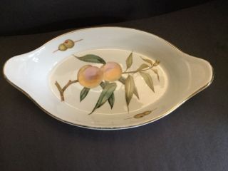Vintage Royal Worcester Evesham Gold (porcelain) 11 " Au Gratin Dish