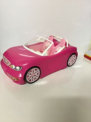 Mattel Barbie Hot Pink Convertible Cruiser 2013 Bdf38 - Glam Car