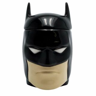OFFICIAL DC COMICS 3D BATMAN COFFEE MUG CUP WITH LID IN GIFT BOX 2
