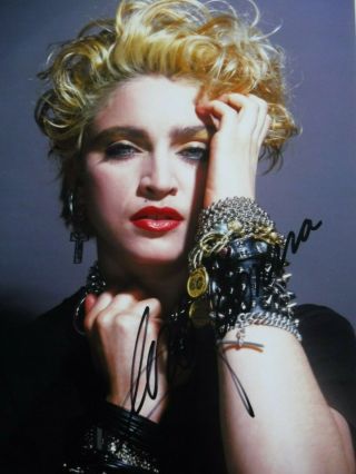Madonna Autographed Photo - - Fantastic