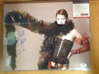 Nell Campbell Signed 11 X 14 Photo Rocky Horror Picture Show Psa