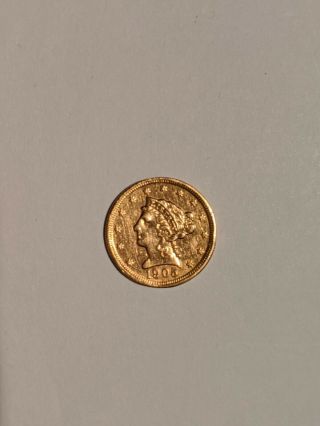 1905 $2.  50 Liberty Head Gold Quarter Eagle.  Luster & Detail.