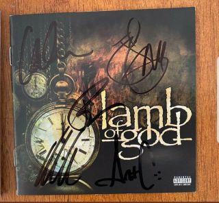 Autographed Signed Lamb Of God Signed Cd - 2020 Album