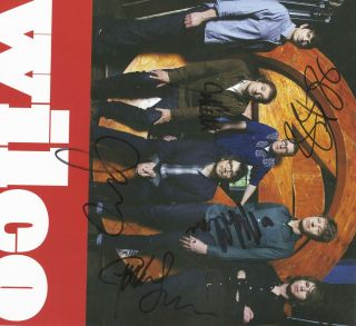 Wilco autographed concert poster 2014 Jeff Tweedy,  John Stirratt,  Glenn Kotche 3