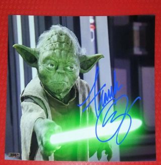 Frank Oz Hand Signed Autographed Photo 8 X 10 W/holo Star Wars Yoda