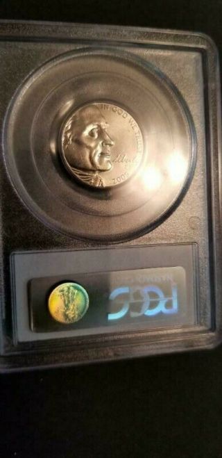 2005 D SPEARED Bison / Buffalo Nickel PCGS MS 64 - Die Crack Error Coin 2