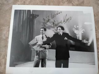 Danny Kaye Signed Photo Gotten Directly From Bbc Tv Letter From Bbc Tv