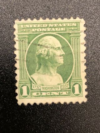 George Washington 1732 - 1932 1 Cent Green Us Stamp (gs)
