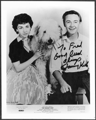 Disney Actor Tommy Kirk In - Person Hand - Signed Photo Autographed