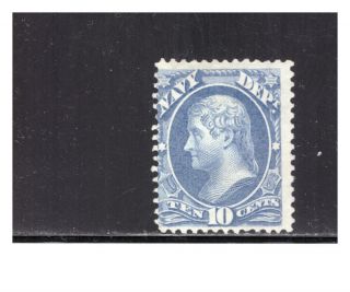 Us Sc.  O40.  10 Cent Department Of The Navy Mng Cat.  $75.  00 Bbpg36