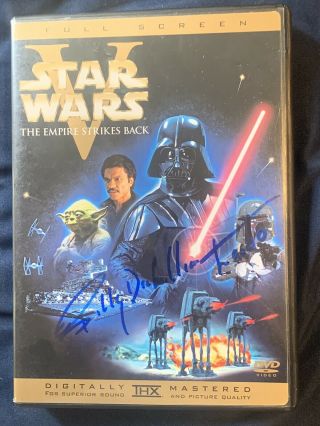 Billy Dee Williams Signed Autographed Star Wars V Empire Strikes Back Dvd