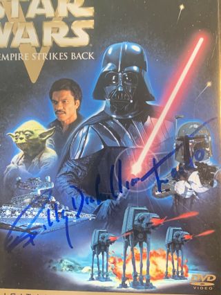 Billy Dee Williams Signed Autographed Star Wars V Empire Strikes Back DVD 2