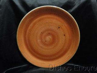 Steelite Craft,  England: Terracotta Coupe Plate / Charger (s),  11 3/4 "