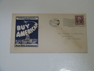 1933 Fdr Franklin Delano Roosevelt Inauguration Cover March 4 1933 Buy American