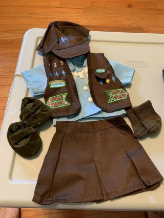 Brownie Uniform To Fit American Girl Doll