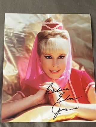 Barbara Eden I Dream Of Jeannie Actress Signed 8x10 Photo With