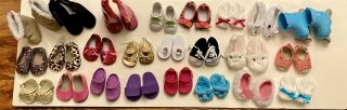 American Girl Doll Size,  24 Pairs Of Shoes,  18” Doll