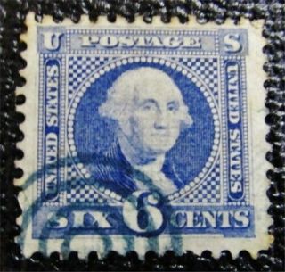 Nystamps Us Stamp 115 Blue Cancel $250 Grill