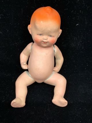 6” Porcelain Bisque Doll.  Made In Germany