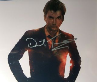 David Tennant Hand Signed 8x10 Photo W/ Holo Doctor Who