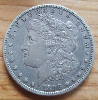 1890 - Cc Morgan Silver Dollar $1 Xf,  Or About Uncirculated Au - Rare Carson City