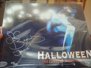 Jc Brandy Autographed Halloween: The Curse Of Michael Myers Photo Bam Box.
