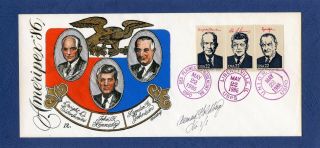 Sc 2219 G,  H,  I Presidential Sheet Goldberg Hand Painted First Day Cover 1 Of 1