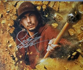 Parker Schnabel Hand Signed 8x10 Photo W/ Holo Gold Rush