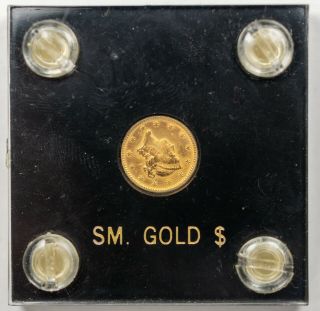 1851 Xf One (1) Dollar Gold Coin
