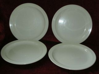 Midwinter Stonehenge White Set Of 4 Dinner Plates 10 1/2 "